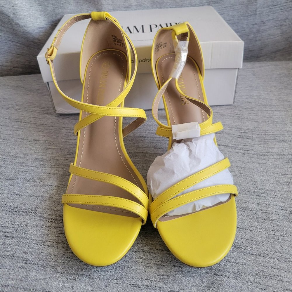 DREAM PAIRS Women's Gigi Fashion Stilettos Open Toe Pump Heel Sandals